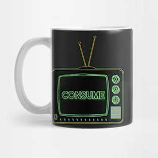 Retro TV | Consume | Pop Art Mug